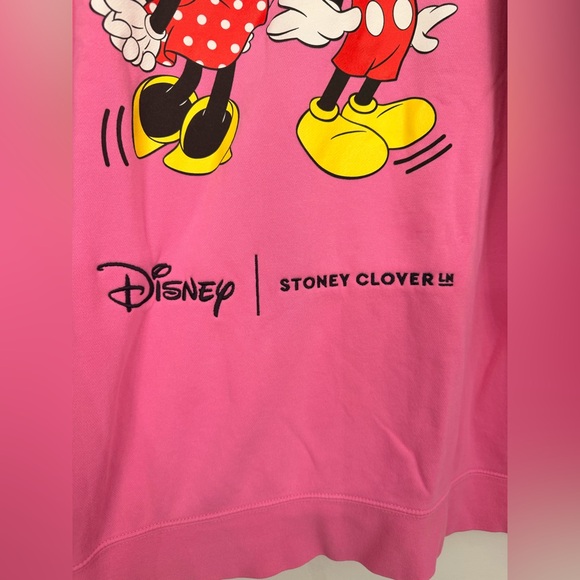 Stoney Clover Lane x Disney Mickey & Minnie Oversized Pink Sweatsuit Set L/XL - Picture 7 of 13